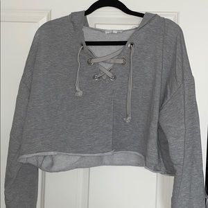 Cropped sweatshirt